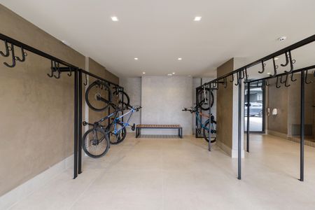 Studio para alugar com 25m², 1 quarto e 1 vaga Studio para alugar com 25m², 1 quarto e 1 vagaÁrea comum - Bicicletário