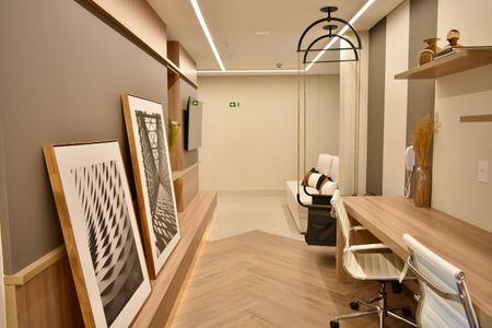 Studio à venda com 27m², 1 quarto e sem vaga Studio à venda com 27m², 1 quarto e sem vagaCoworking