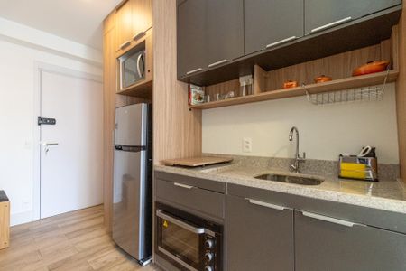 Studio para alugar com 26m², 1 quarto e sem vaga Studio para alugar com 26m², 1 quarto e sem vagaCozinha
