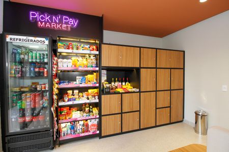 Studio para alugar com 22m², 1 quarto e sem vaga Studio para alugar com 22m², 1 quarto e sem vagaÁrea Comum - Mini Mercado