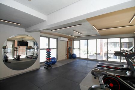 Studio para alugar com 22m², 1 quarto e sem vaga Studio para alugar com 22m², 1 quarto e sem vagaÁrea Comum - Academia