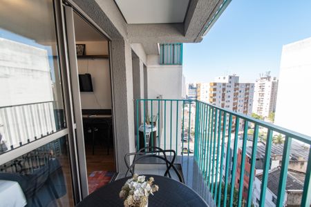 Studio à venda com 25m², 1 quarto e sem vagaVaranda