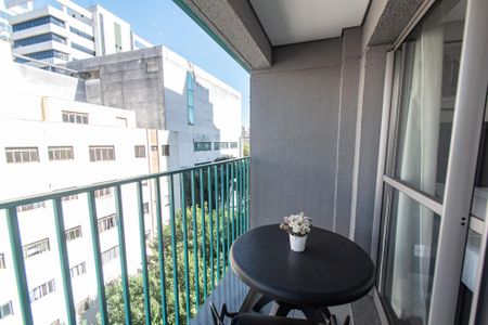Studio à venda com 25m², 1 quarto e sem vagaVaranda
