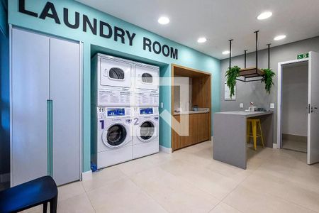 Studio para alugar com 25m², 1 quarto e sem vagaLavanderia