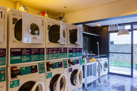 Studio à venda com 26m², 1 quarto e sem vagaLavanderia