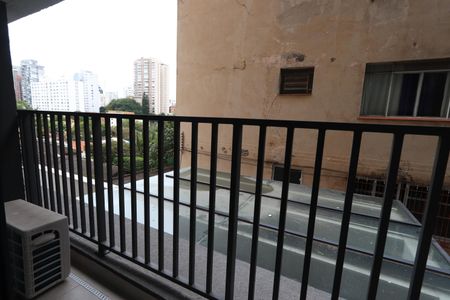 Studio para alugar com 24m², 1 quarto e sem vagaVaranda