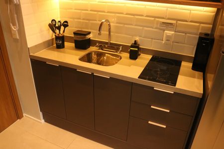 Studio para alugar com 23m², 1 quarto e sem vagaCozinha