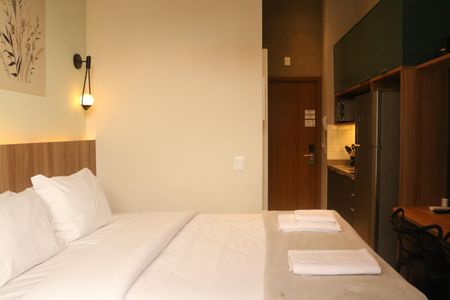 Studio para alugar com 23m², 1 quarto e sem vagaQuarto