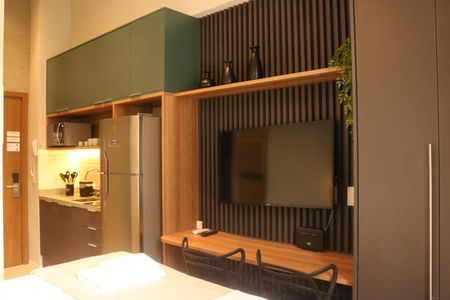 Studio para alugar com 23m², 1 quarto e sem vagaQuarto