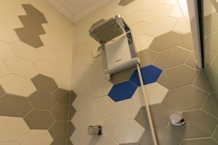 Casa de condomínio para alugar com 110m², 3 quartos e 2 vagasBanheiro andar superior