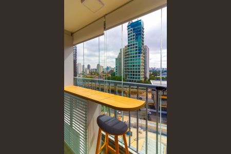 Studio para alugar com 24m², 1 quarto e sem vagaVaranda