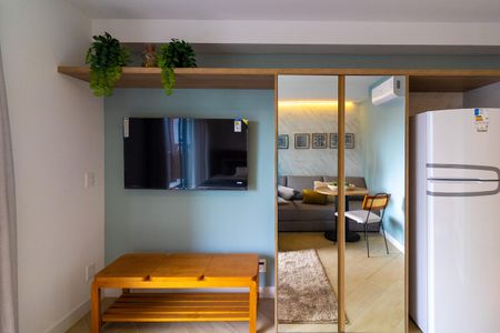 Studio para alugar com 24m², 1 quarto e sem vaga Studio para alugar com 24m², 1 quarto e sem vagaSala/Quarto