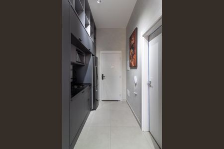 Studio à venda com 28m², 1 quarto e sem vaga Studio à venda com 28m², 1 quarto e sem vagaCozinha integrada