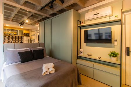 Apartamento à venda com 25m², 1 quarto e 1 vagaSala/Quarto