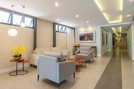 Apartamento à venda com 25m², 1 quarto e 1 vagaHall social