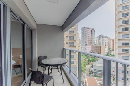 Studio para alugar com 25m², 1 quarto e sem vagaVaranda