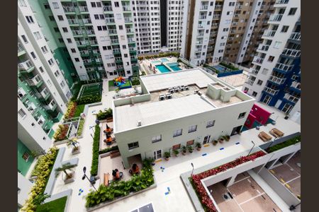 Vista da Sala de apartamento à venda com 2 quartos, 52m² em Santo Cristo, Rio de Janeiro