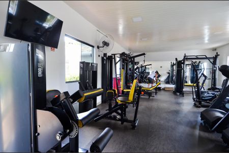 Apartamento para alugar com 47m², 2 quartos e 1 vaga Apartamento para alugar com 47m², 2 quartos e 1 vagaÁrea comum - Academia