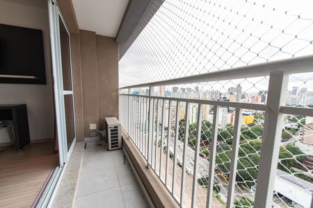 Studio para alugar com 27m², 1 quarto e sem vagaVaranda