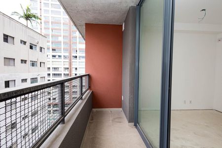 Studio à venda com 24m², 1 quarto e sem vagaVaranda