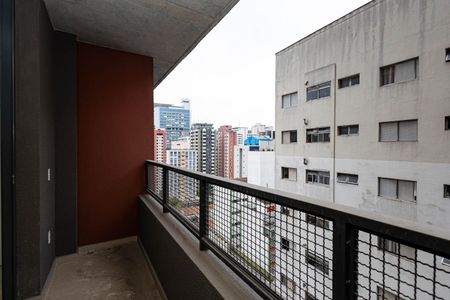 Studio à venda com 24m², 1 quarto e sem vagaVaranda