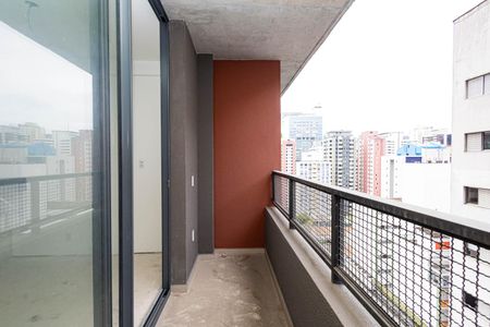 Studio à venda com 24m², 1 quarto e sem vagaVaranda