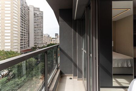 Studio para alugar com 21m², 1 quarto e sem vagaVaranda
