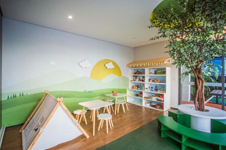 Apartamento para alugar com 37m², 1 quarto e 1 vaga Apartamento para alugar com 37m², 1 quarto e 1 vagaÁrea comum - Brinquedoteca