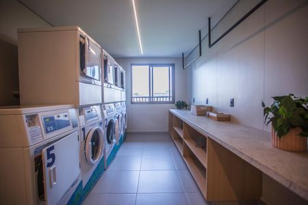 Apartamento para alugar com 37m², 1 quarto e 1 vaga Apartamento para alugar com 37m², 1 quarto e 1 vagaÁrea comum - Lavandeiria coletiva
