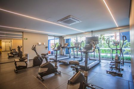 Apartamento para alugar com 37m², 1 quarto e 1 vaga Apartamento para alugar com 37m², 1 quarto e 1 vagaÁrea comum - Academia