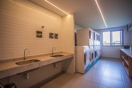 Apartamento para alugar com 37m², 1 quarto e 1 vaga Apartamento para alugar com 37m², 1 quarto e 1 vagaÁrea comum - Lavandeiria coletiva