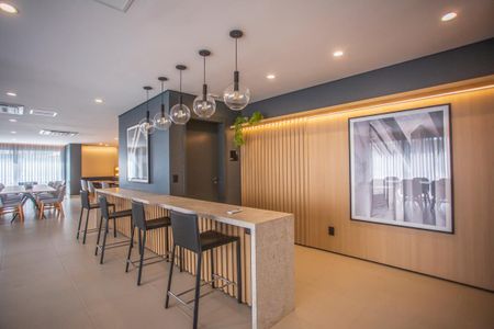 Apartamento para alugar com 37m², 1 quarto e 1 vaga Apartamento para alugar com 37m², 1 quarto e 1 vagaÁrea comum - Salão de festas