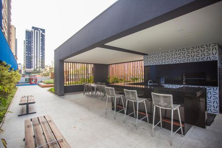 Apartamento para alugar com 37m², 1 quarto e 1 vaga Apartamento para alugar com 37m², 1 quarto e 1 vagaÁrea comum - Churrasqueira