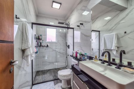 Casa à venda com 289m², 4 quartos e 5 vagas Casa à venda com 289m², 4 quartos e 5 vagasBanheiro da Suíte 4