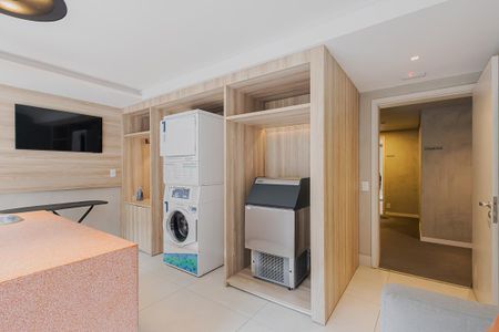 Studio à venda com 26m², 1 quarto e sem vagaLavanderia