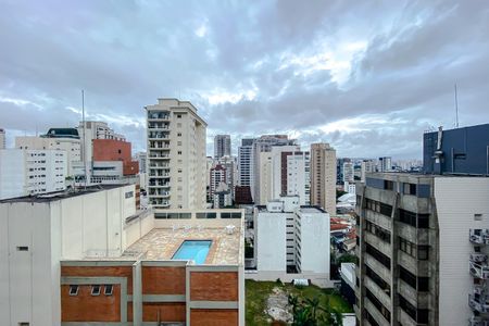 Vista da varanda da sala de apartamento à venda com 2 quartos, 40m² em Perdizes, São Paulo
