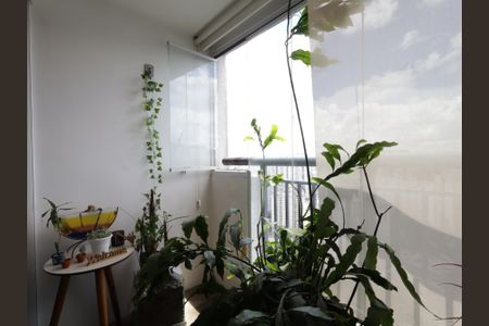 Varanda da Sala de apartamento para alugar com 1 quarto, 47m² em Vila Andrade, São Paulo
