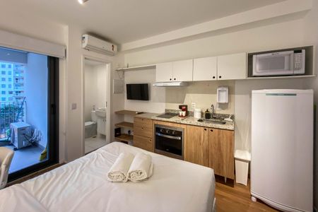 Studio para alugar com 25m², 1 quarto e sem vaga Studio para alugar com 25m², 1 quarto e sem vagaStudio