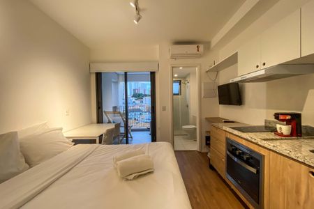 Studio para alugar com 25m², 1 quarto e sem vaga Studio para alugar com 25m², 1 quarto e sem vagaStudio