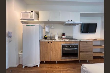 Studio para alugar com 24m², 1 quarto e sem vaga Studio para alugar com 24m², 1 quarto e sem vagaCozinha