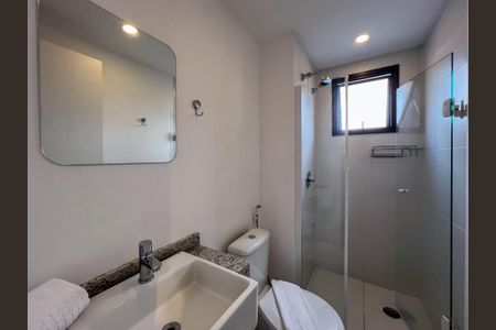 Studio para alugar com 24m², 1 quarto e sem vaga Studio para alugar com 24m², 1 quarto e sem vagaBanheiro