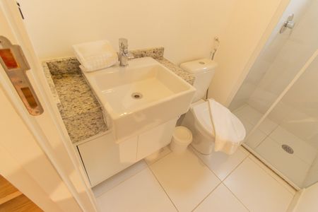 Studio para alugar com 24m², 0 quarto e sem vaga Studio para alugar com 24m², 0 quarto e sem vagaBanheiro