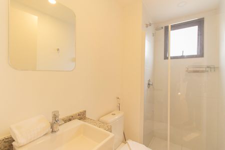 Studio para alugar com 24m², 0 quarto e sem vaga Studio para alugar com 24m², 0 quarto e sem vagaBanheiro