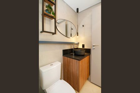 Studio para alugar com 32m², 1 quarto e 1 vaga Studio para alugar com 32m², 1 quarto e 1 vagaBanheiro