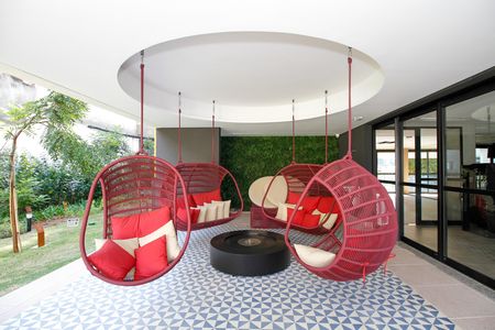 Studio para alugar com 32m², 1 quarto e 1 vaga Studio para alugar com 32m², 1 quarto e 1 vagaÁrea Comum - Redário