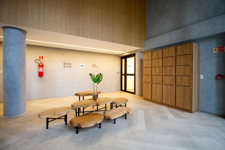 Studio para alugar com 32m², 1 quarto e 1 vaga Studio para alugar com 32m², 1 quarto e 1 vagaHall Social