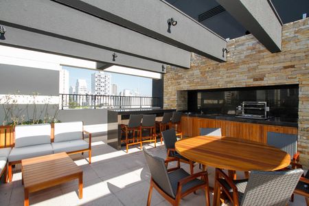 Studio para alugar com 32m², 1 quarto e 1 vaga Studio para alugar com 32m², 1 quarto e 1 vagaÁrea Comum - Churrasqueira