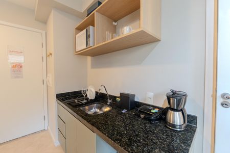 Studio à venda com 37m², 1 quarto e sem vagaCozinha