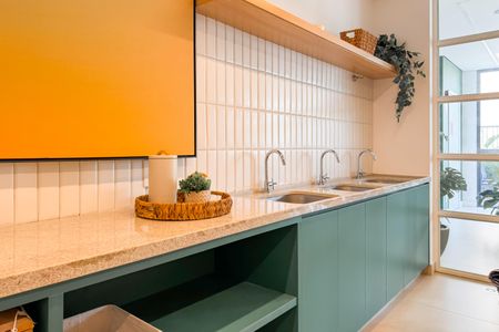 Studio para alugar com 24m², 1 quarto e sem vaga Studio para alugar com 24m², 1 quarto e sem vagaLavanderia