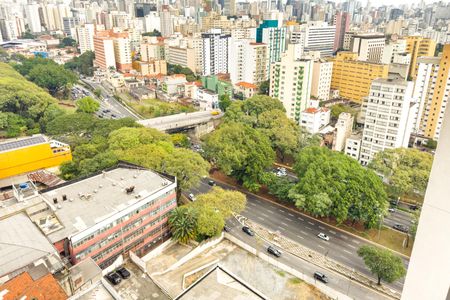 Studio para alugar com 24m², 1 quarto e sem vaga Studio para alugar com 24m², 1 quarto e sem vagaVista da Varanda